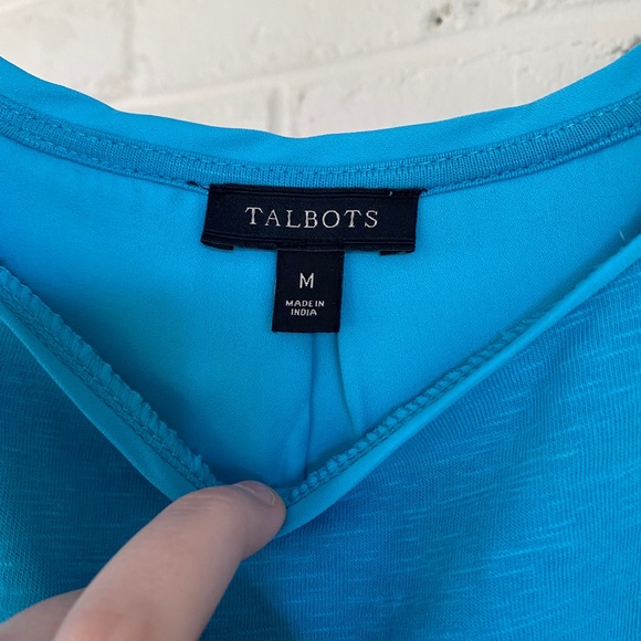 Talbots Blue Blouse - Picture 4 of 4